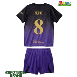 Barcelona Pedri Gonzalez #8 Bortaställ Barn 2026-27 Kortärmad (+ Korta byxor)